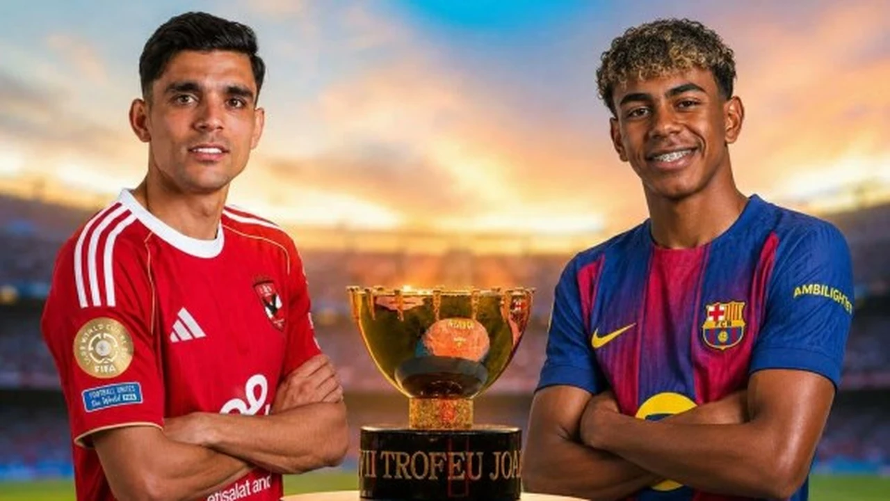 متى تُقام مباراة الأهلي وبرشلونة وما هي القنوات الناقلة؟